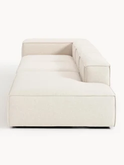 Chaise lounge XL componibile in misto lino Lennon