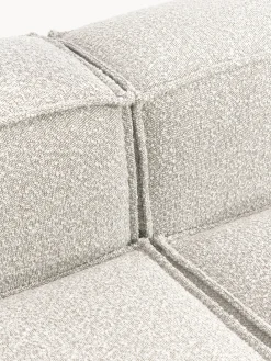 Chaise loungue componibile in bouclé Lennon