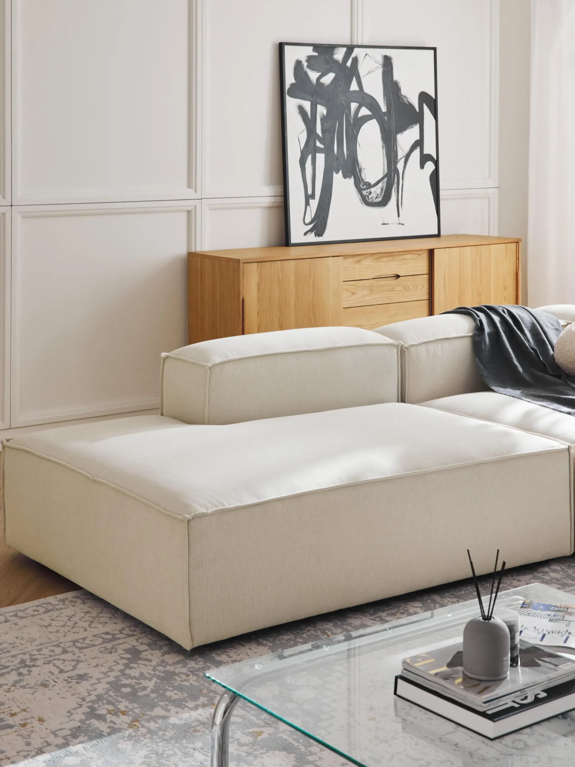 Chaise loungue componibile Lennon
