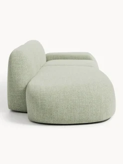 Chaise componibile 3 posti in bouclé Wolke