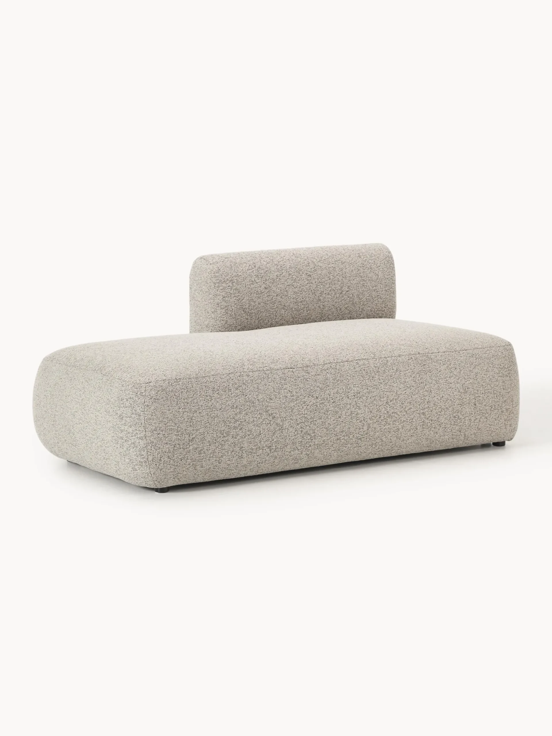 Chaise longue componibile in bouclé Sofia