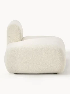 Chaise longue componibile in teddy Sofia