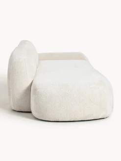Chaise longue componibile 3 posti in teddy bouclé Wolke