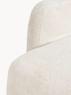 Chaise longue componibile 3 posti in teddy bouclé Wolke