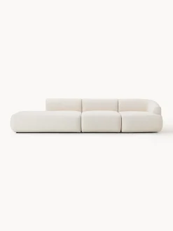 Chaise longue componibile 2 posti in bouclé Sofia