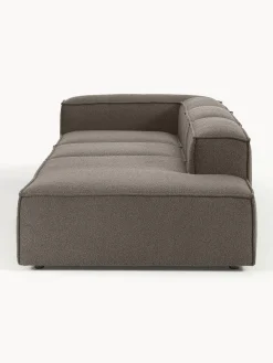 Chaise longue componibile XL in bouclé Lennon