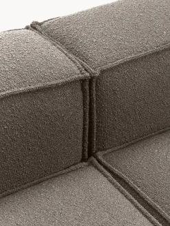 Chaise longue componibile XL in bouclé Lennon