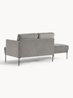 Chaise longue in velluto Fluente