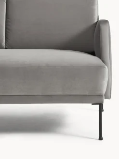 Chaise longue in velluto Fluente
