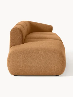 Chaise longue XL componibile in bouclé Sofia