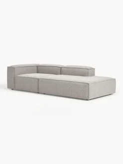Chaise lounge componibile in bouclé Lennon