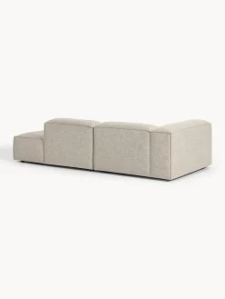 Chaise lounge componibile in misto lino Lennon