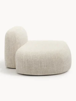 Chaise lounge in bouclé Wolke