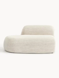 Chaise lounge in bouclé Wolke