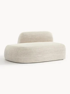 Chaise lounge in bouclé Wolke