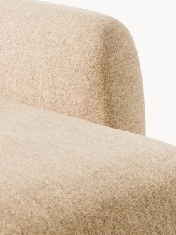 Chaise lounge in bouclé Wolke