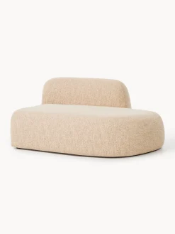 Chaise lounge in bouclé Wolke