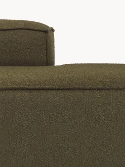 Chaise loungue componibile in bouclé Lennon