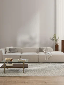 Chaise loungue componibile XL in bouclé Lennon