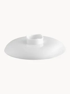 Ciotola da portata fatta a mano con coperchio Wellenspiel Relief