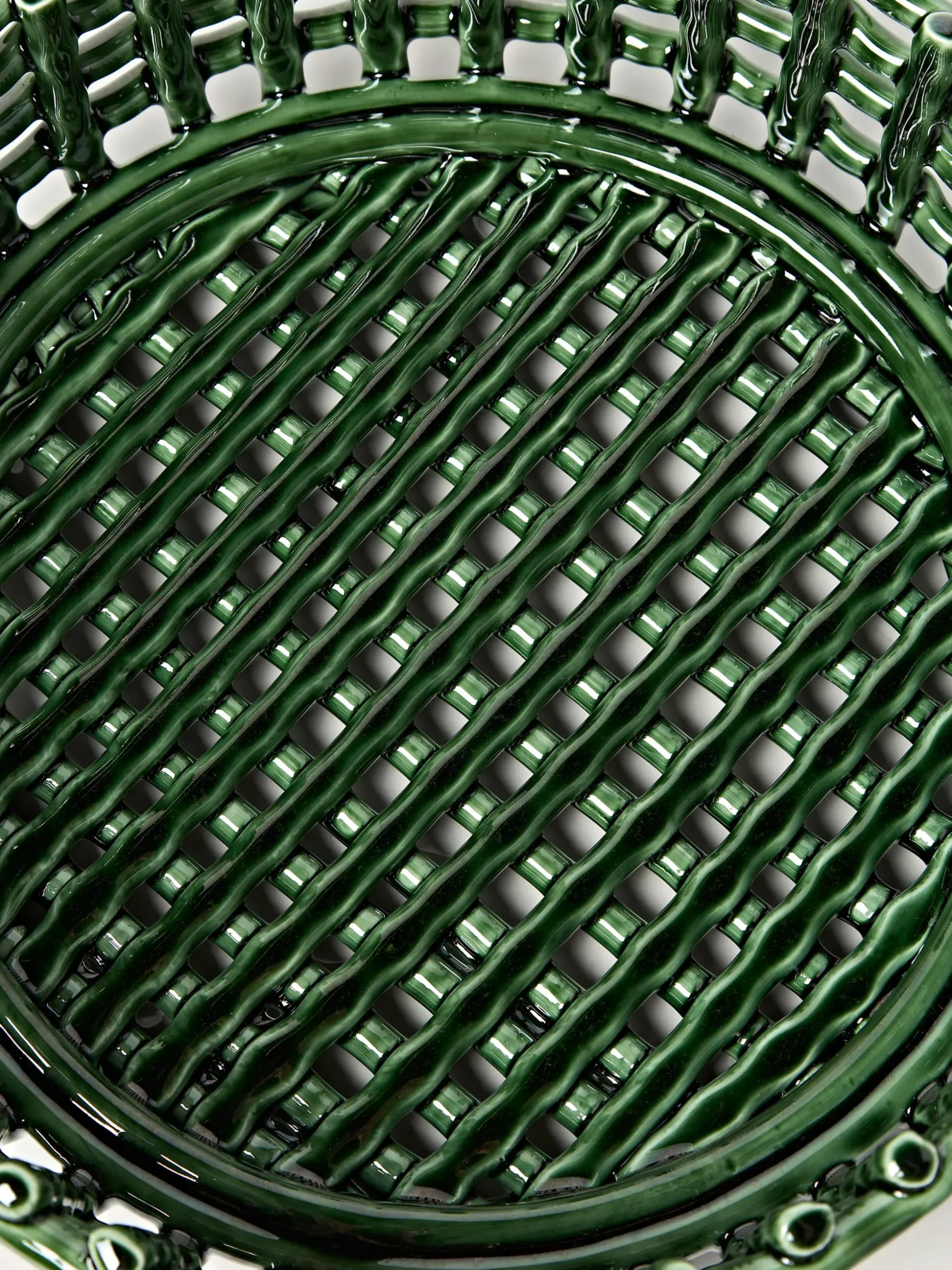 Ciotola decorativa in ceramica fatta a mano Centrepiece