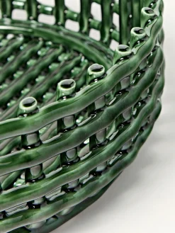 Ciotola decorativa in ceramica fatta a mano Centrepiece
