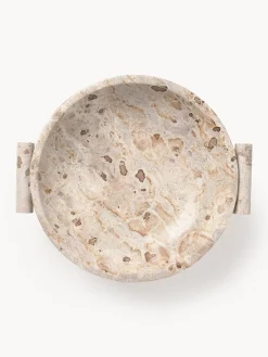 Ciotola decorativa in marmo Fossil, alt. 10 cm