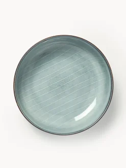 Ciotola in gres fatta a mano Nordic Sea, Ø 17 cm, 4 pz