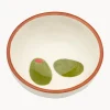 Ciotola per snack dipinta a mano Olive