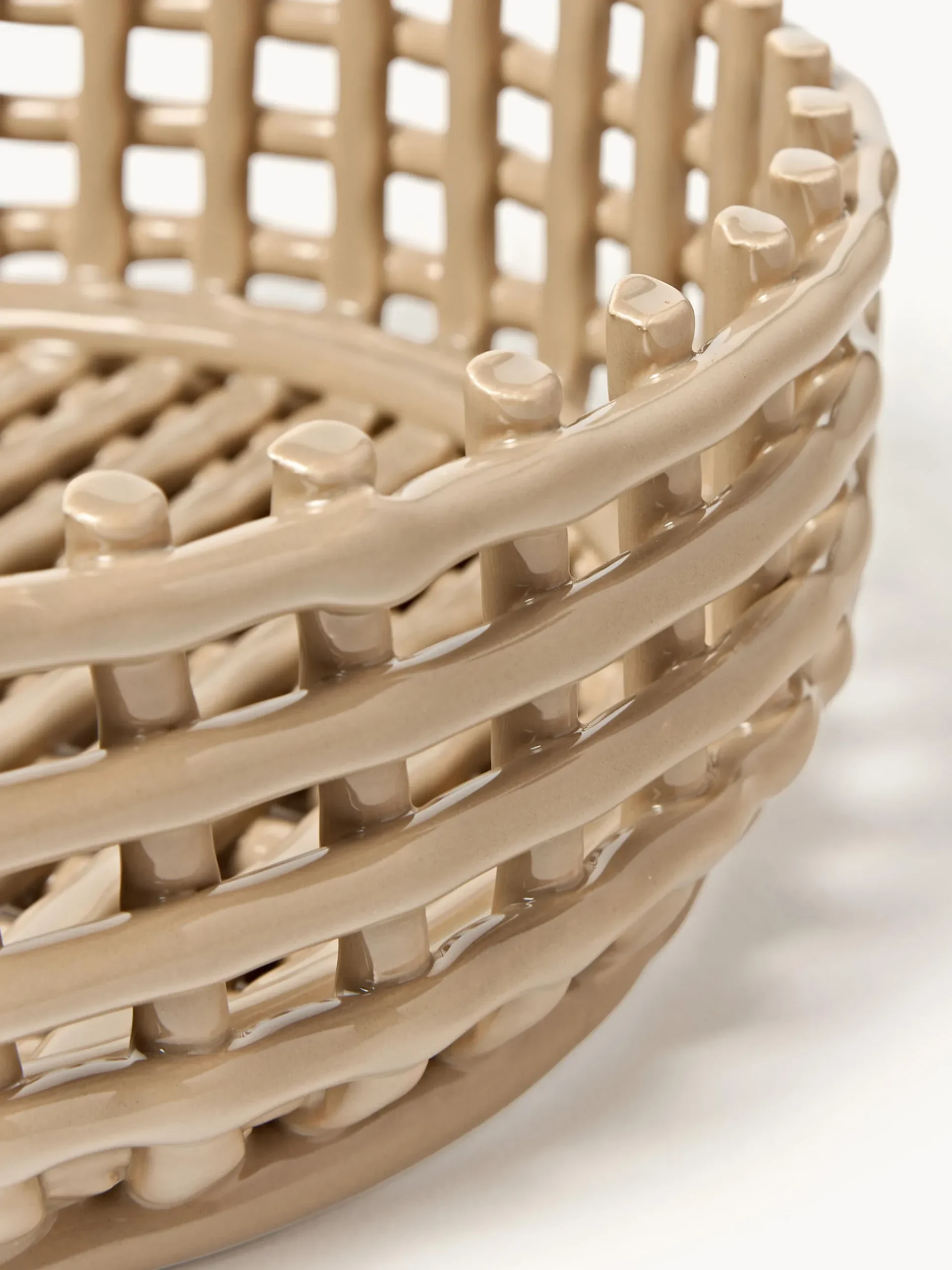 Ciotola decorativa in ceramica fatta a mano Centrepiece