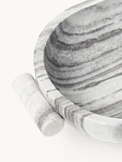 Ciotola decorativa in marmo Fossil