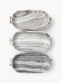 Ciotola decorativa in marmo Fossil