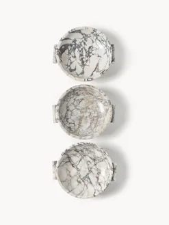 Ciotola decorativa in marmo Fossil, lung. 35 cm