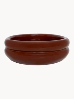 Ciotola per animali in ceramica dipinta a mano Double Row, varie misure