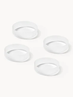 Ciotole da portata in vetro soffiato millerighe Ripple 4 pz