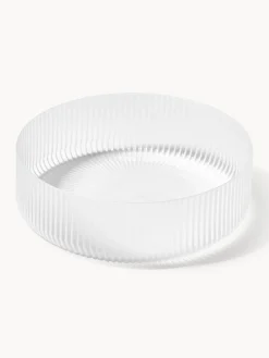 Ciotole da portata in vetro soffiato millerighe Ripple 4 pz