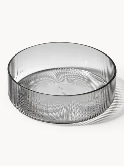 Ciotole da portata in vetro soffiato millerighe Ripple 4 pz