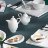 Ciotole in porcellana fatte a mano Wellenspiel Relief 2 pz