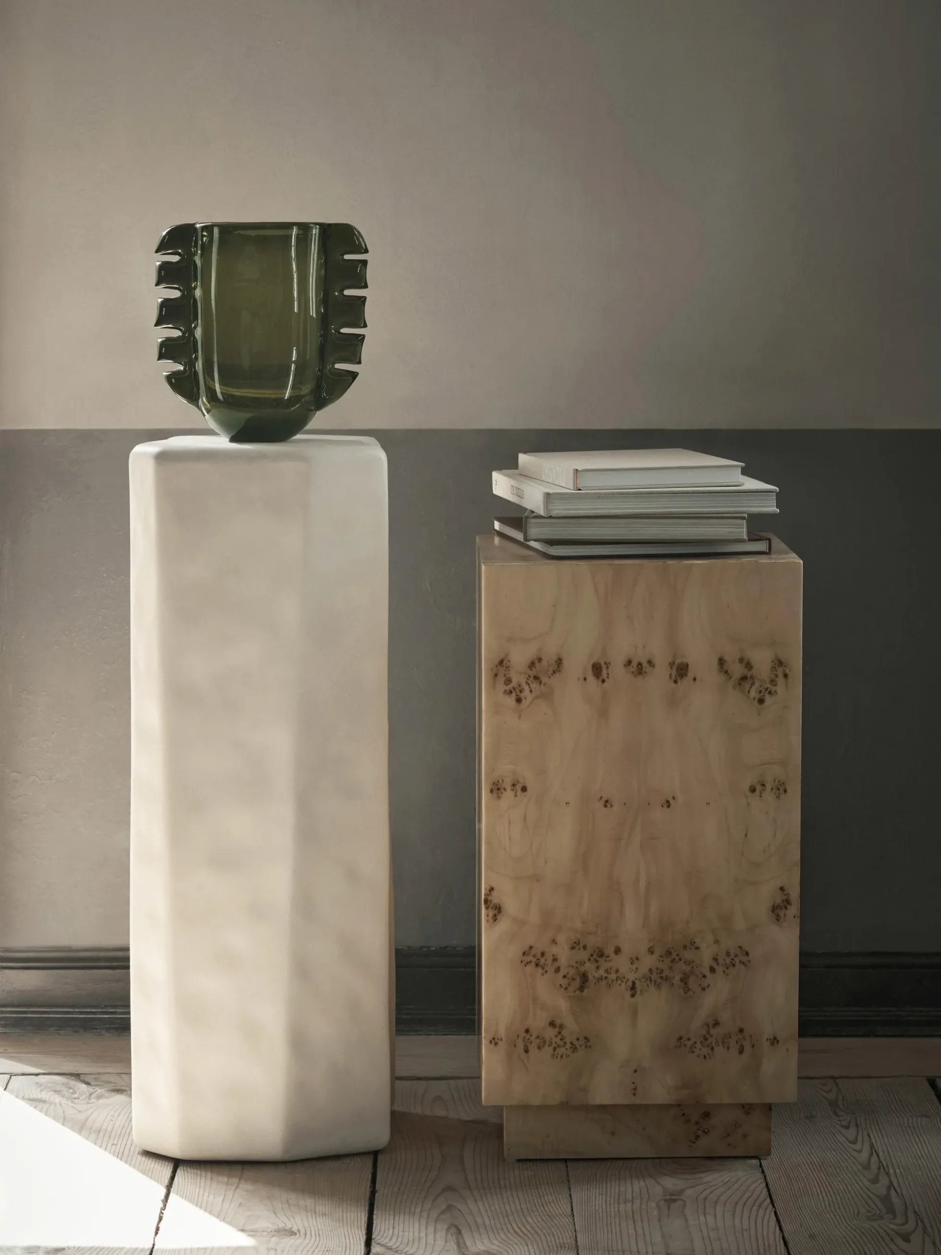 Colonna decorativa in cemento Staffa