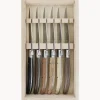 Coltelli fatti a mano con finitura satinata Essentiel 6 pz