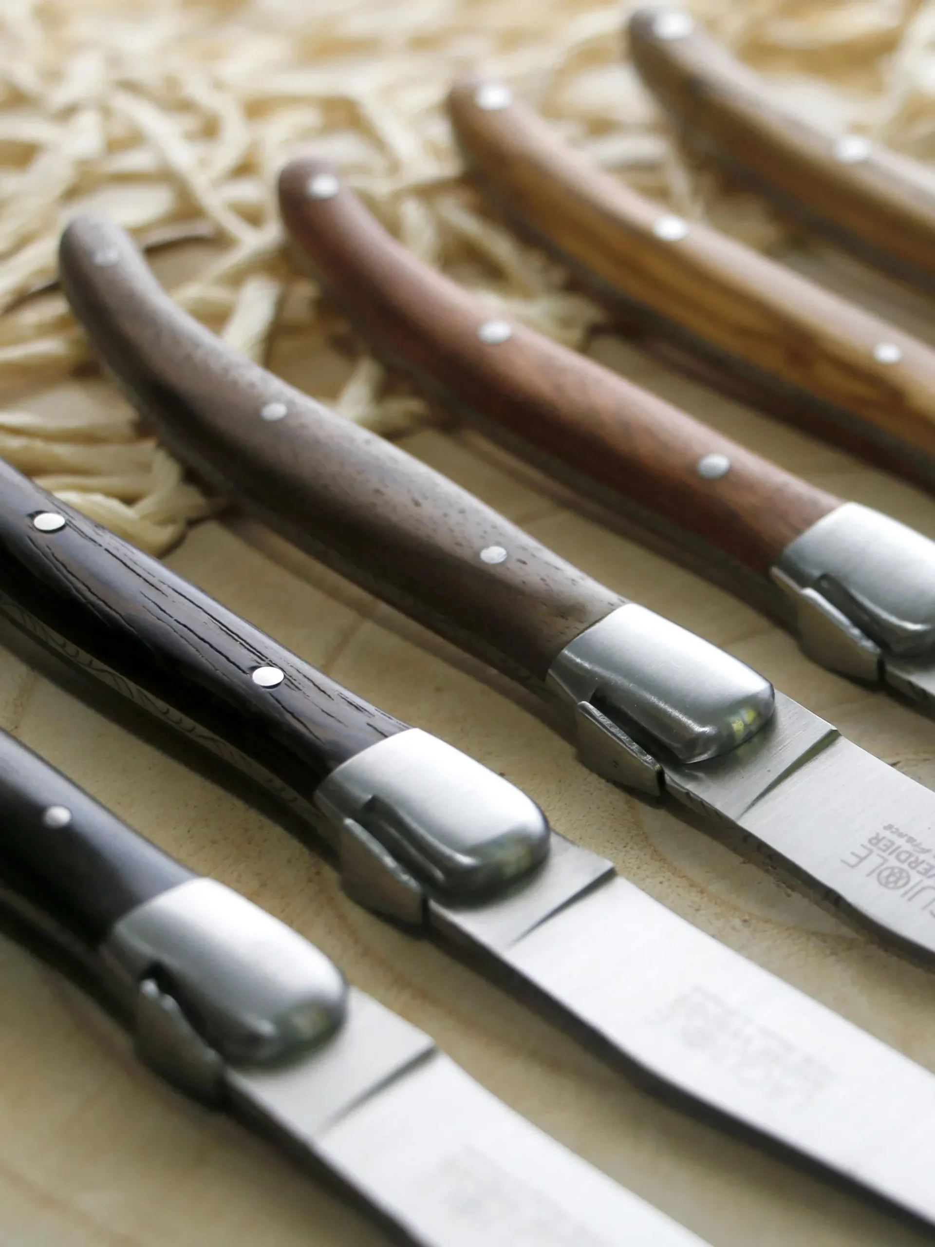 Coltelli fatti a mano con finitura satinata Essentiel 6 pz