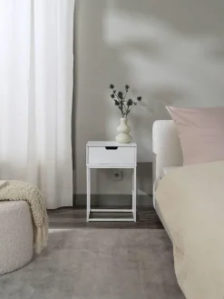 Comodino con cassetto Mitra