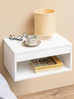 Comodino da parete con cassetto Cholet