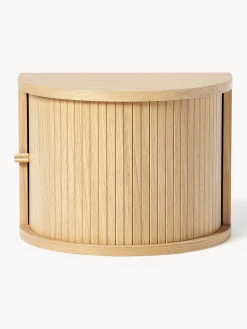 Comodino da parete con frontale millerighe Calary