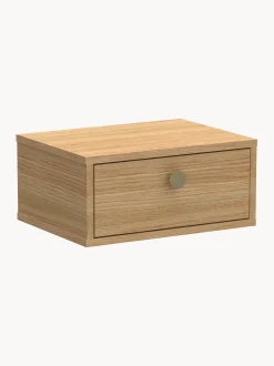 Comodino da parete in legno Monfort