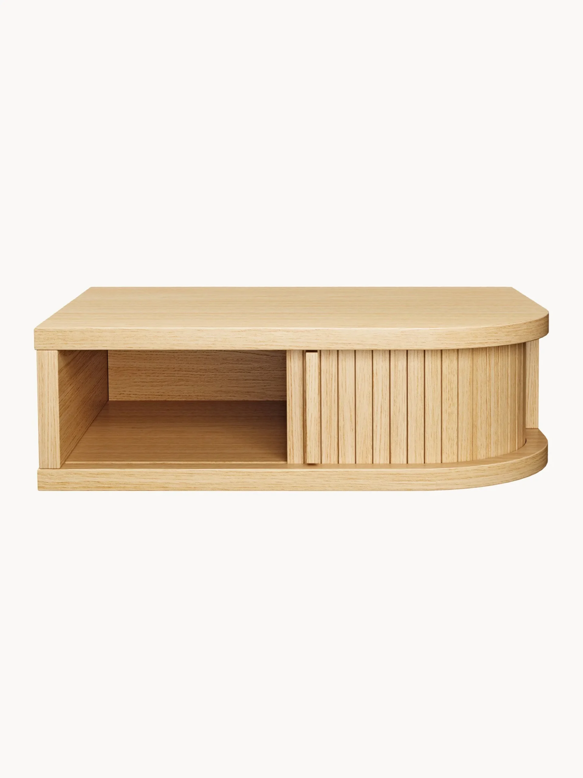 Comodino da parete in legno con cassetto Farsta Tambour