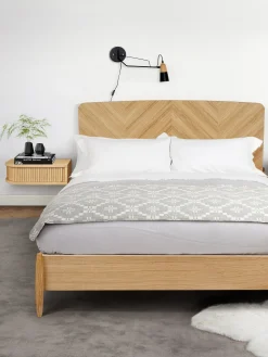 Comodino da parete in legno con cassetto Farsta Tambour