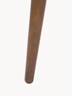 Comodino in legno con anta scorrevole e frontale scanalato Barbier