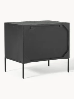 Comodino in legno di mango con cassetti June