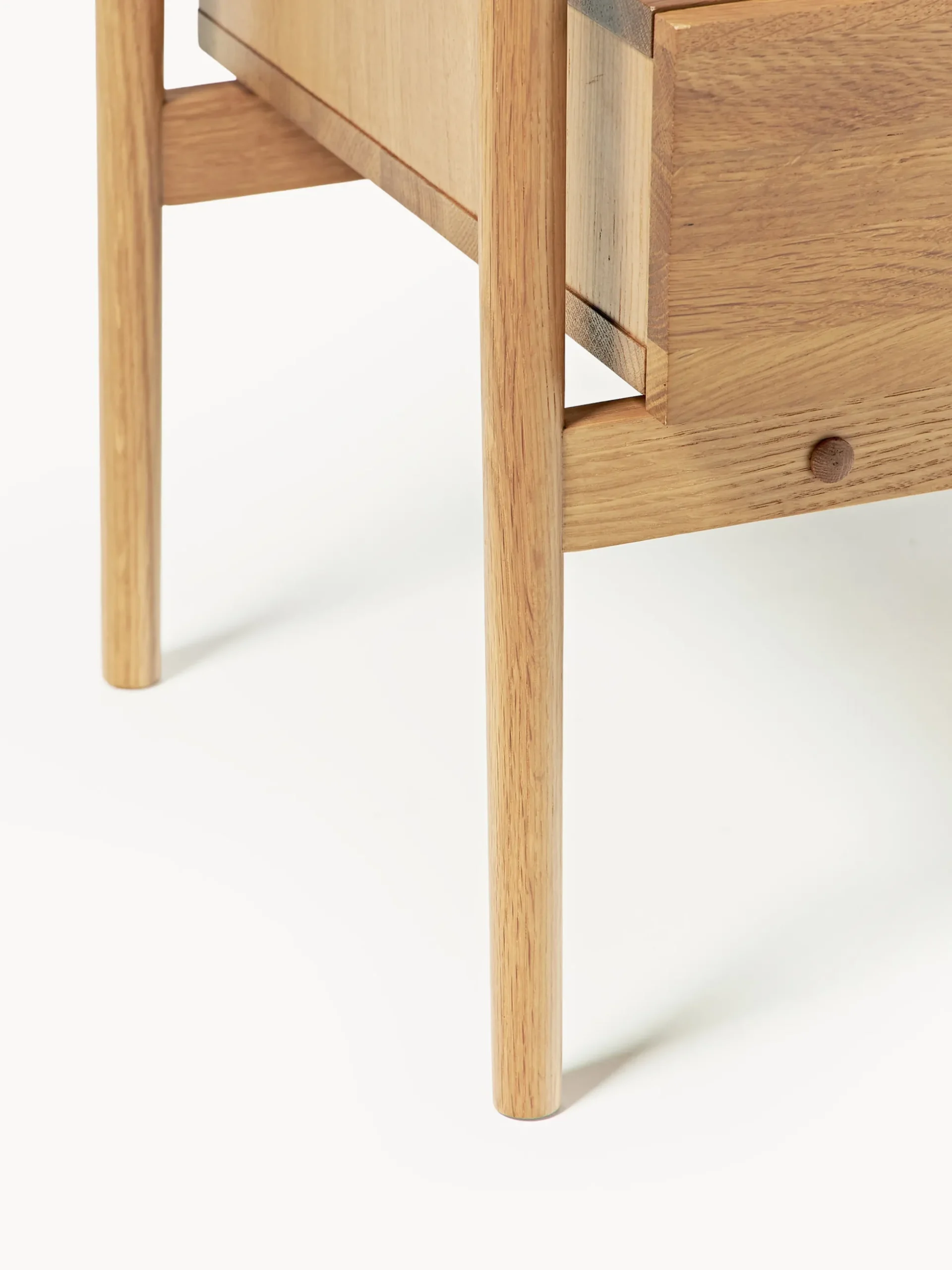 Comodino in legno di quercia Libby